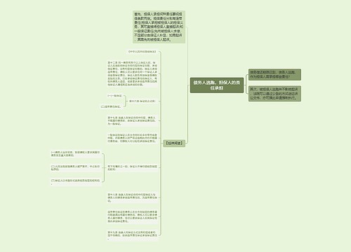 债务人逃跑，担保人的责任承担