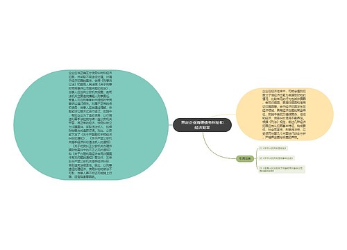 界定企业清理债务纠纷和经济犯罪