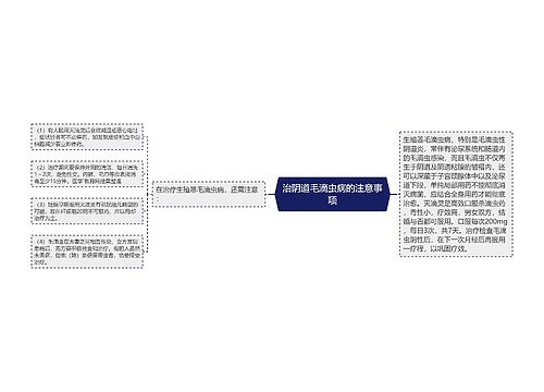 治阴道毛滴虫病的注意事项