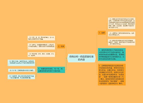 药物分析--药品质量标准的内容