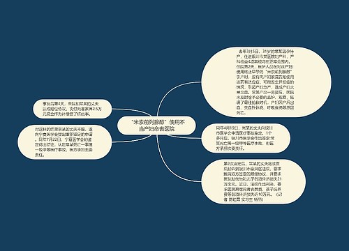 “米索前列腺醇”使用不当产妇命丧医院