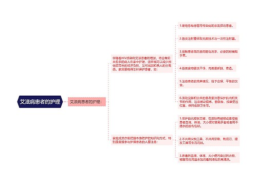 艾滋病患者的护理