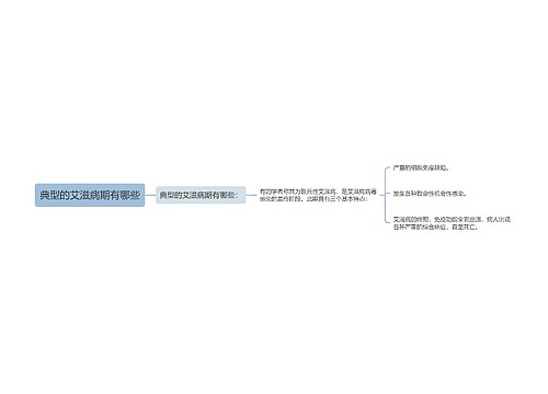 典型的艾滋病期有哪些