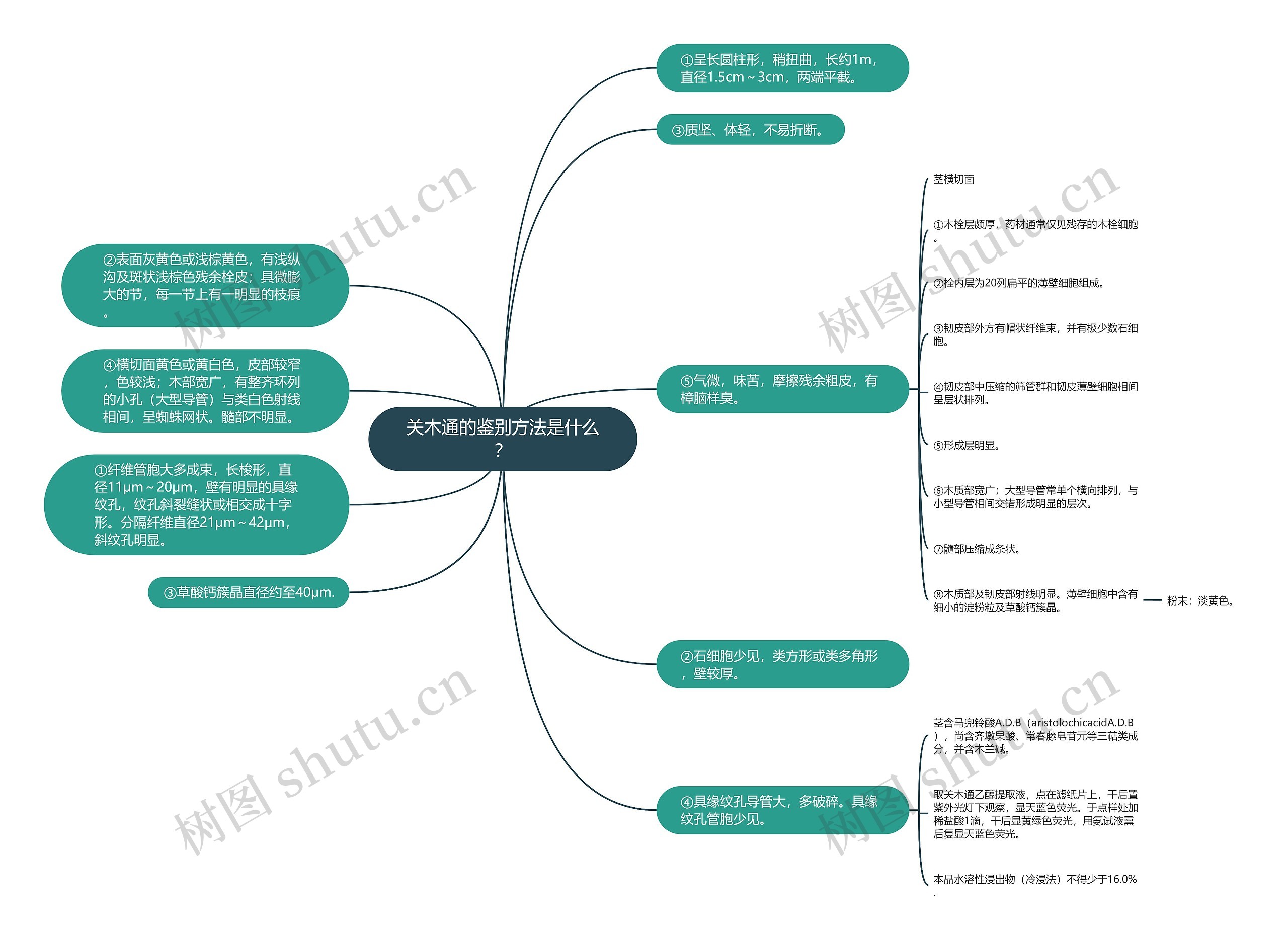 关木通的鉴别方法是什么? 关木通的鉴别方法是什么?
