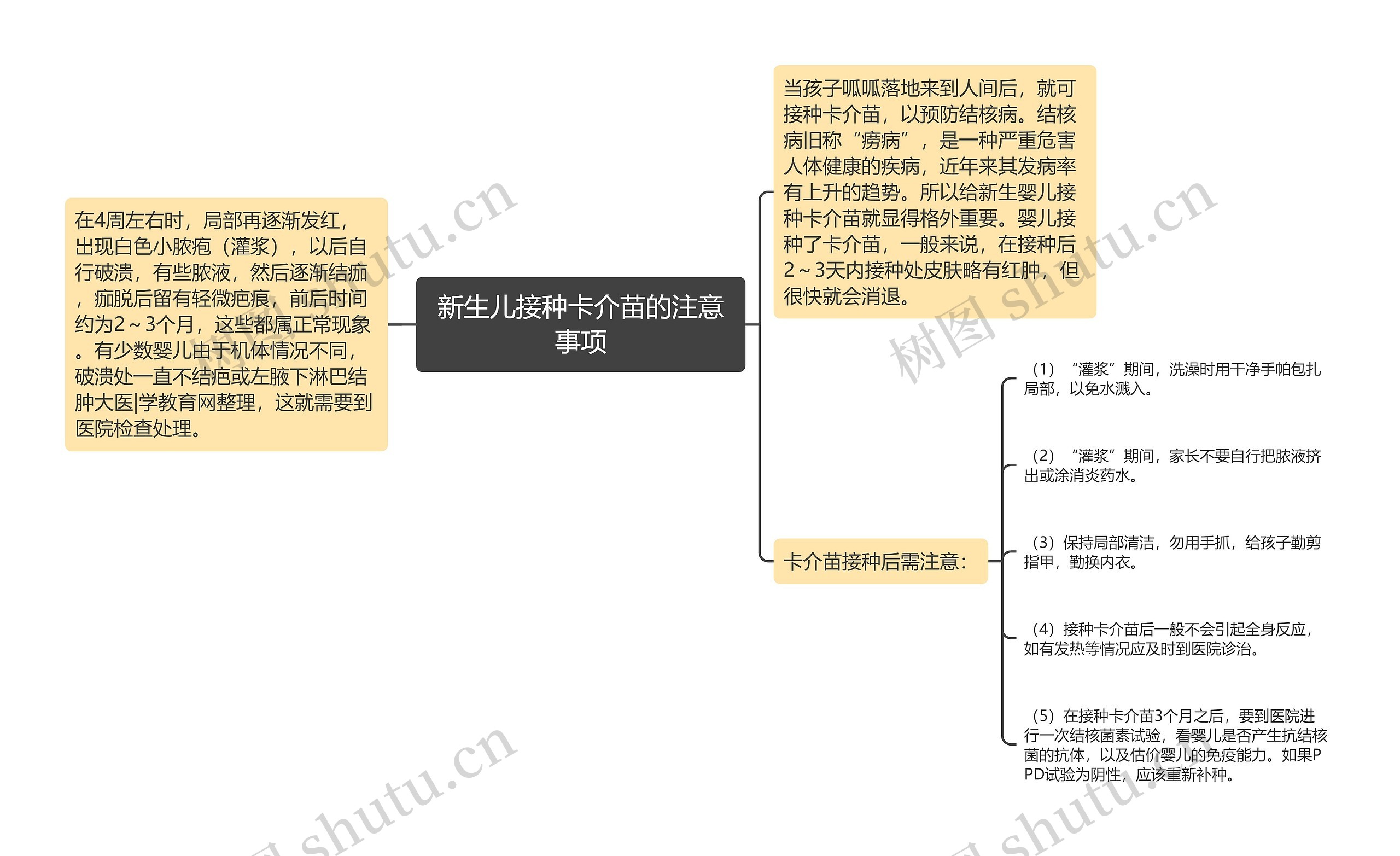 新生儿接种卡介苗的注意事项