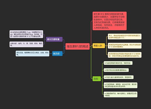 维生素B12的概述