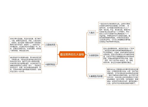 最没营养的五大食物