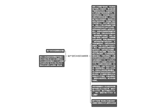破产债权申报及其期限