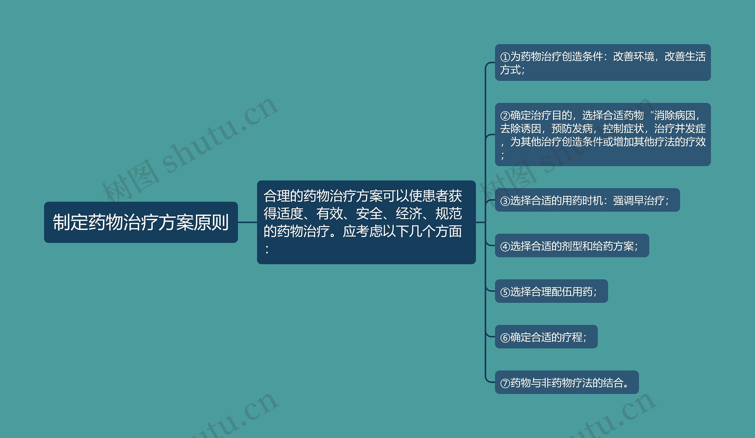 制定药物治疗方案原则 制定药物治疗方案原则