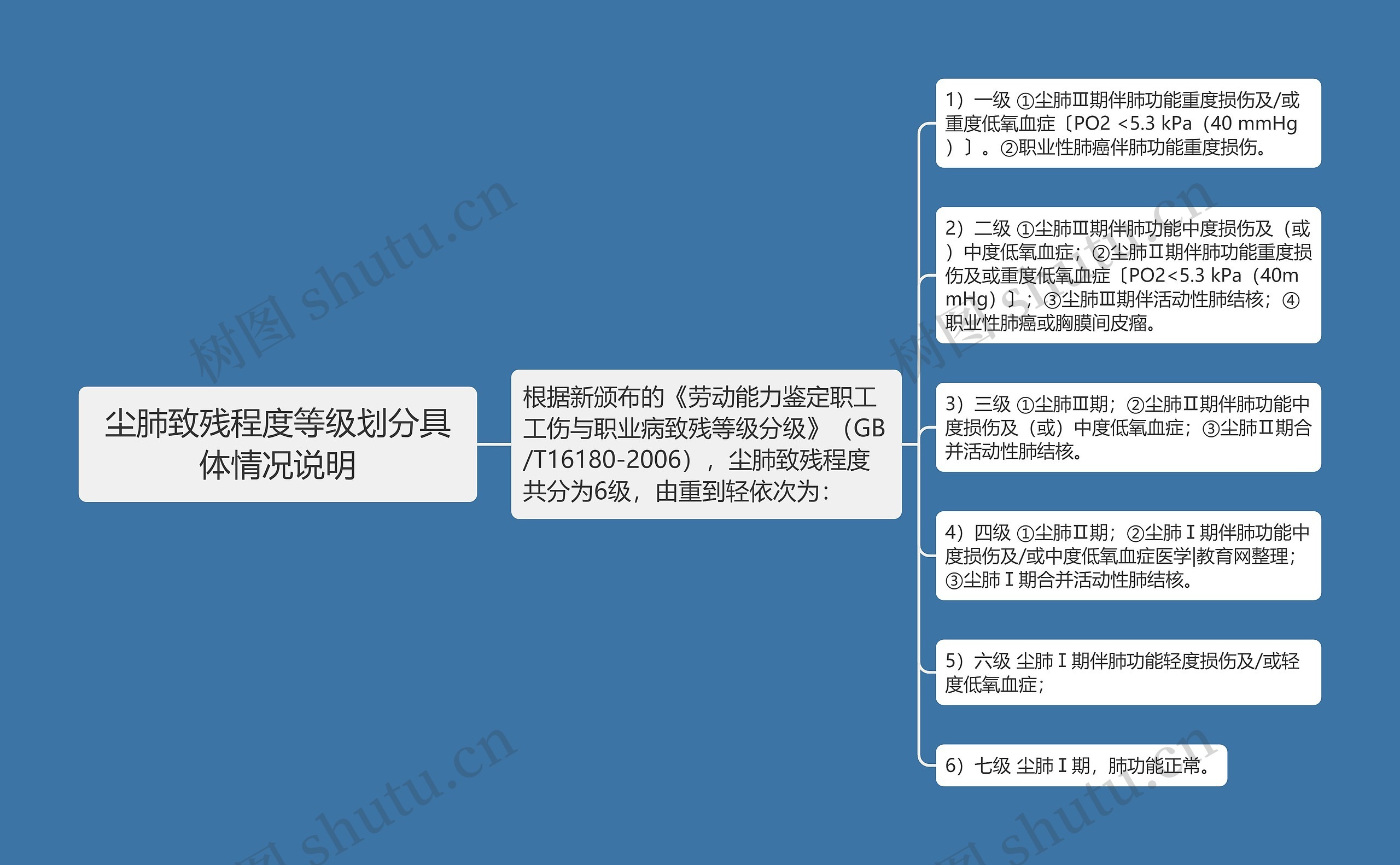 尘肺致残程度等级划分具体情况说明