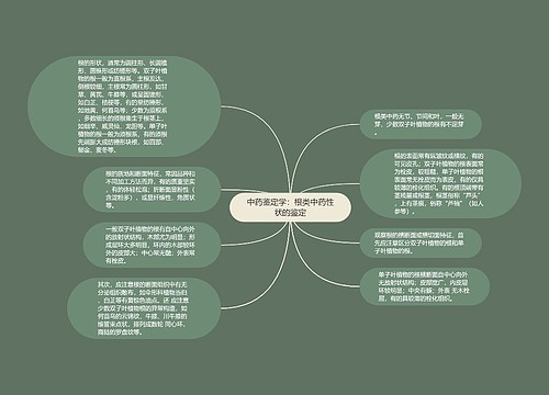 中药鉴定学：根类中药性状的鉴定