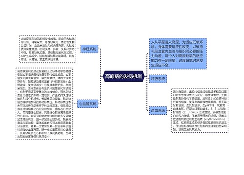 高原病的发病机制