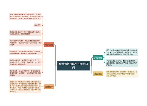 秋季如何预防小儿手足口病