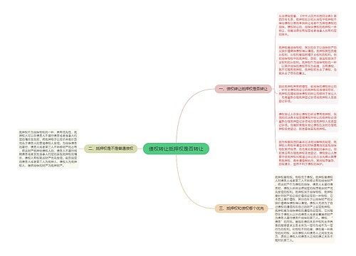 债权转让抵押权是否转让