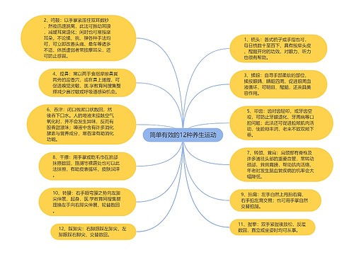 简单有效的12种养生运动