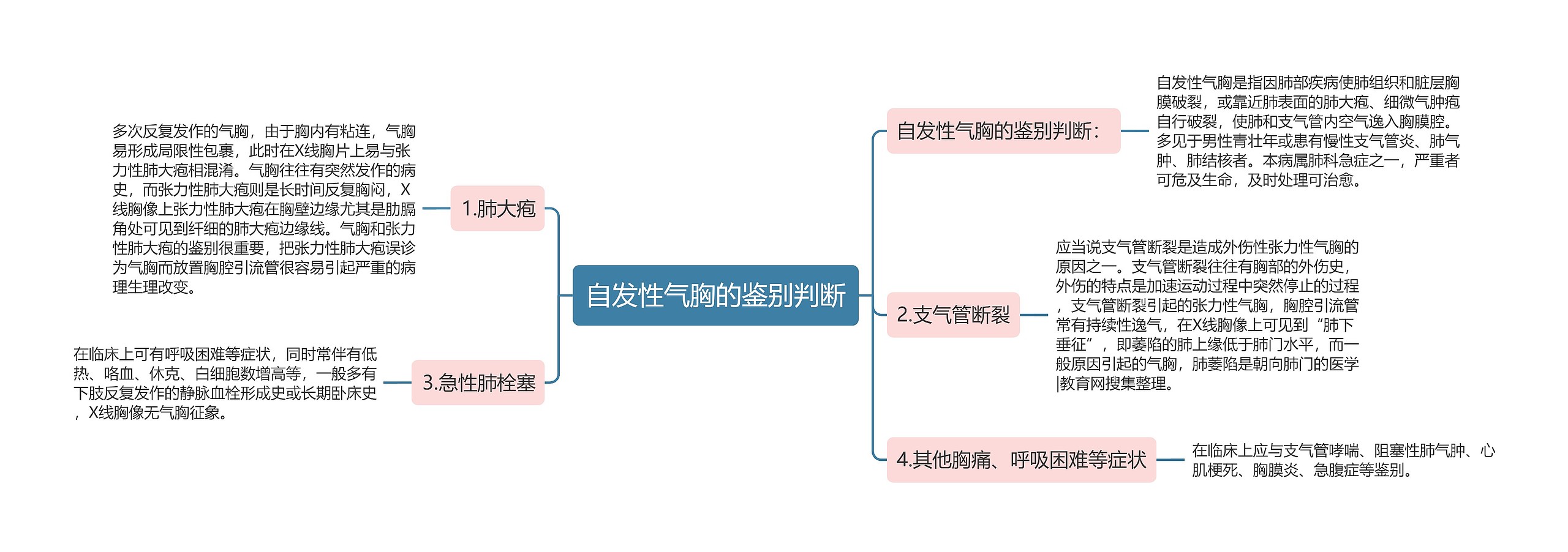 自发性气胸的鉴别判断 自发性气胸的鉴别判断
