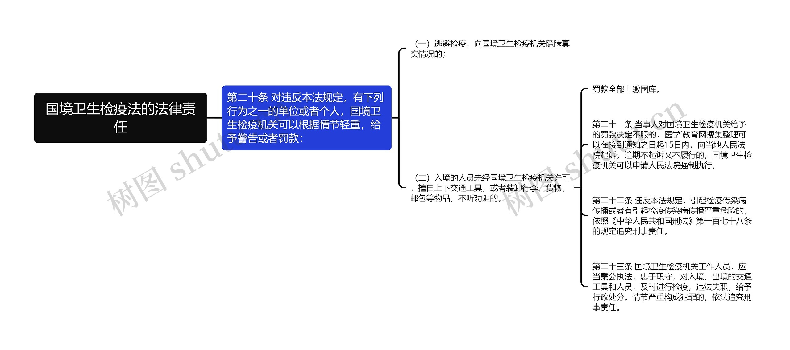 国境卫生检疫法的法律责任