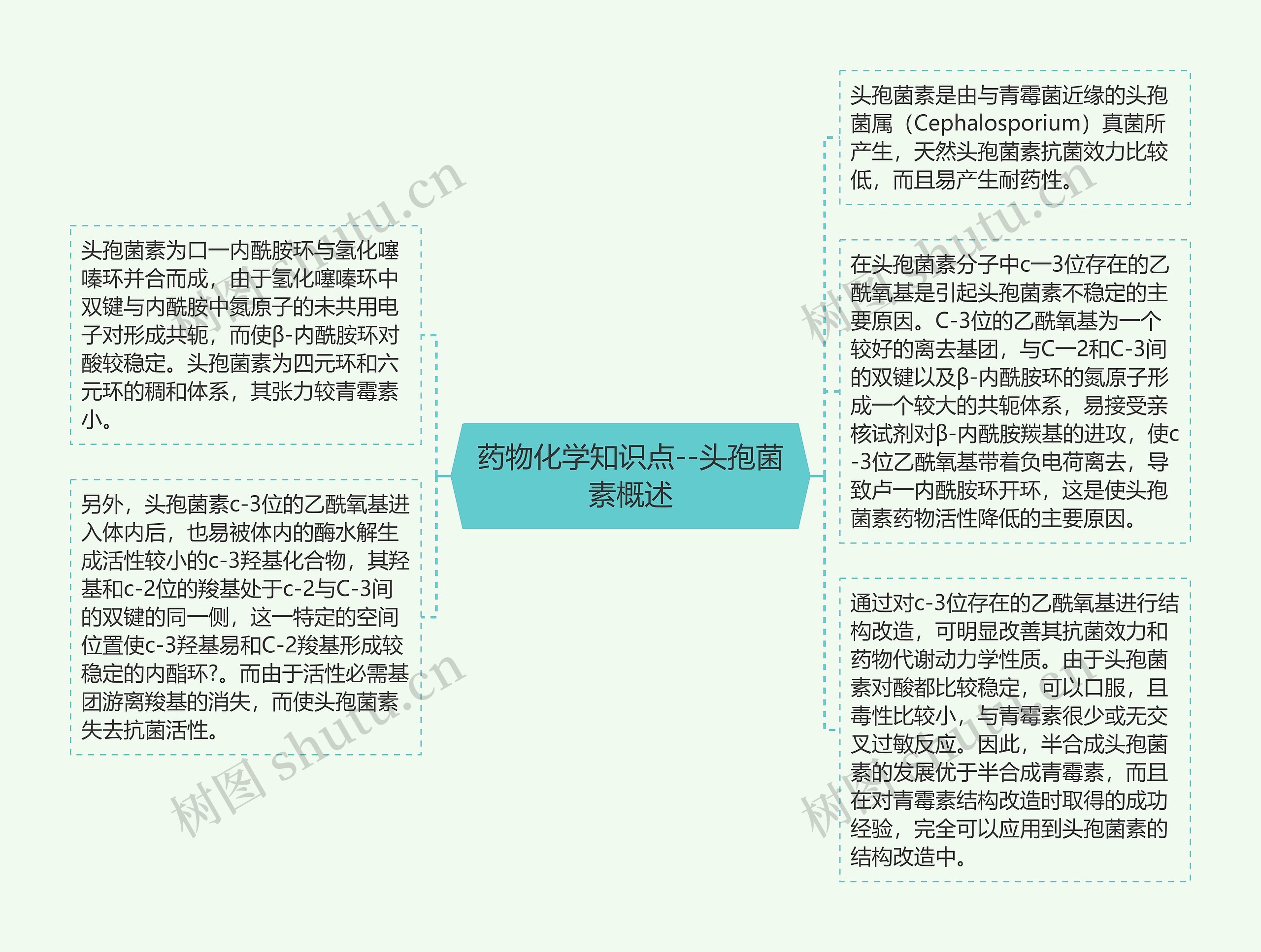 药物化学知识点--头孢菌素概述