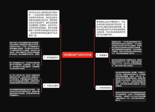 预防腹部胀气该如何饮食