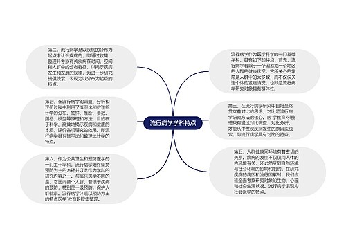 流行病学学科特点