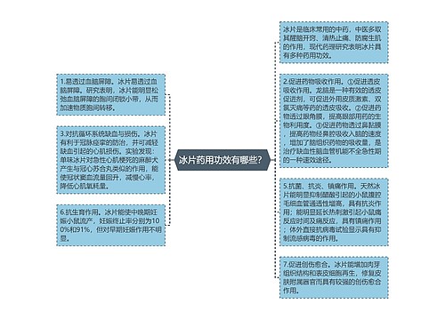 冰片药用功效有哪些？