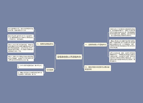 没借条债务人不还钱咋办