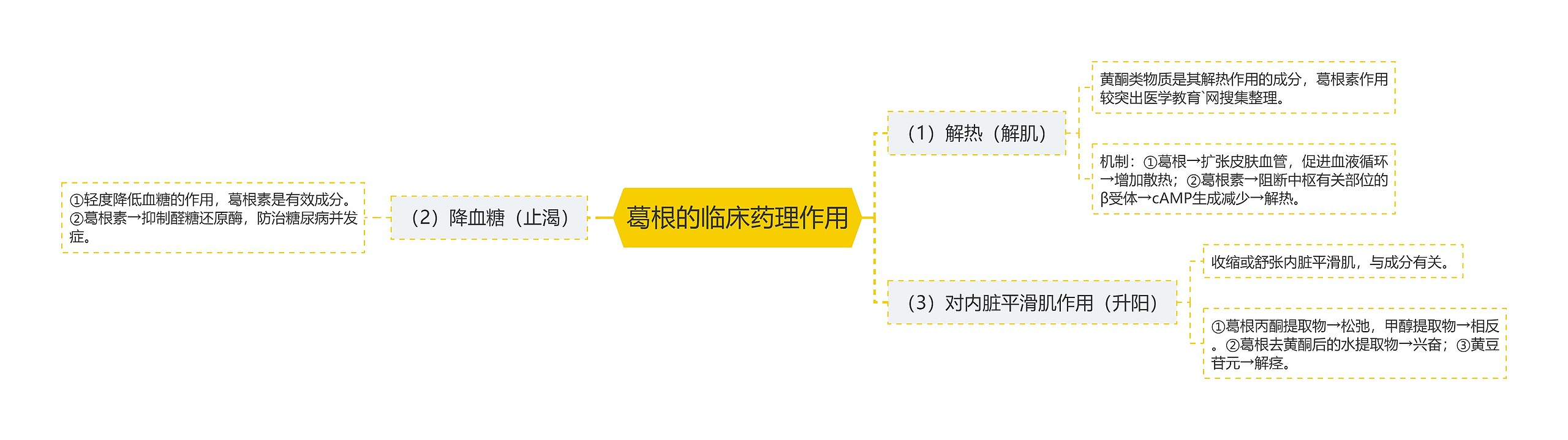 葛根的临床药理作用 葛根的临床药理作用