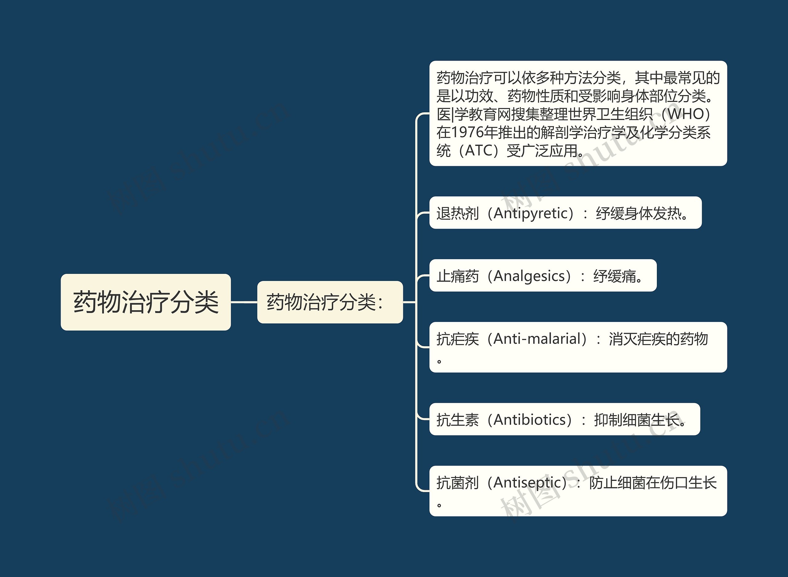 药物治疗分类