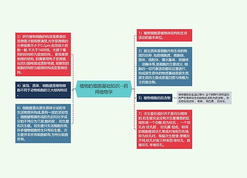 植物的细胞基础知识--药用植物学