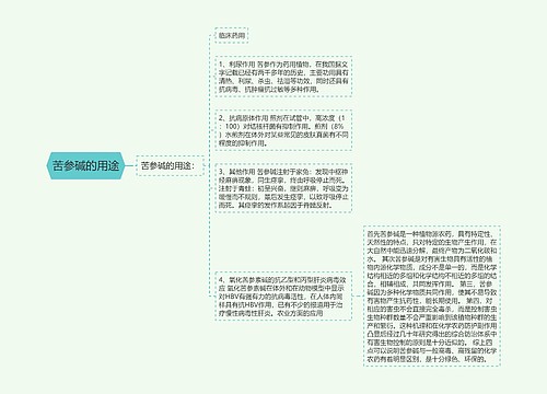 苦参碱的用途