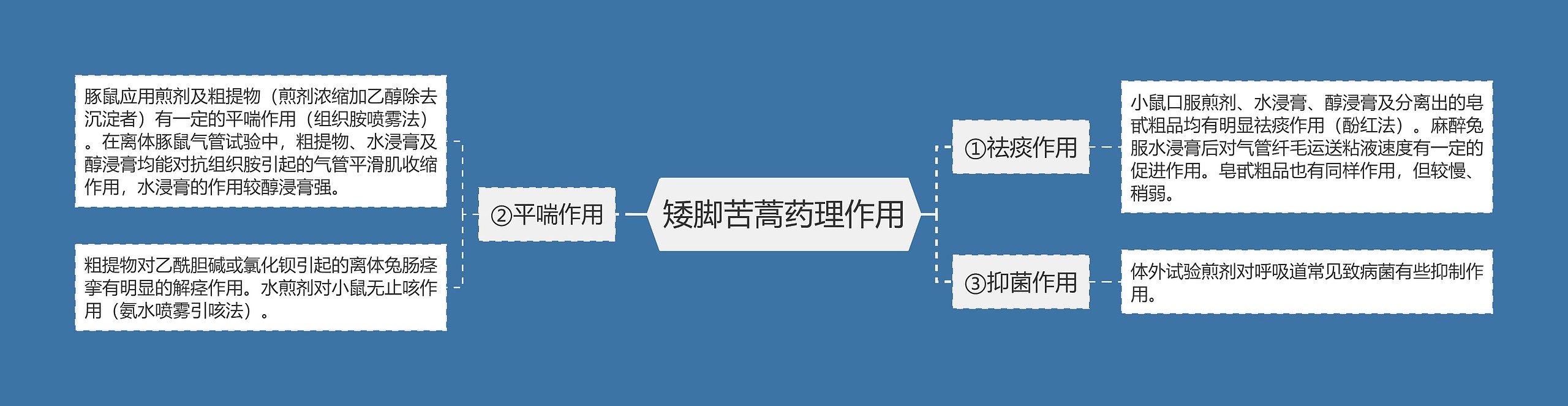 矮脚苦蒿药理作用思维导图