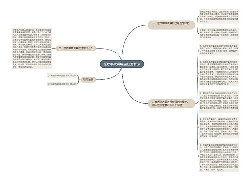 医疗事故调解应注意什么