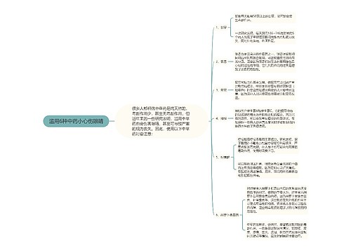滥用6种中药小心伤眼睛
