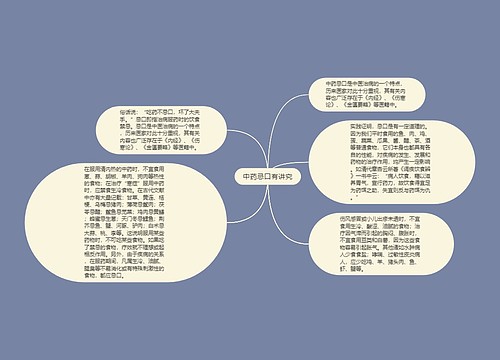 中药忌口有讲究