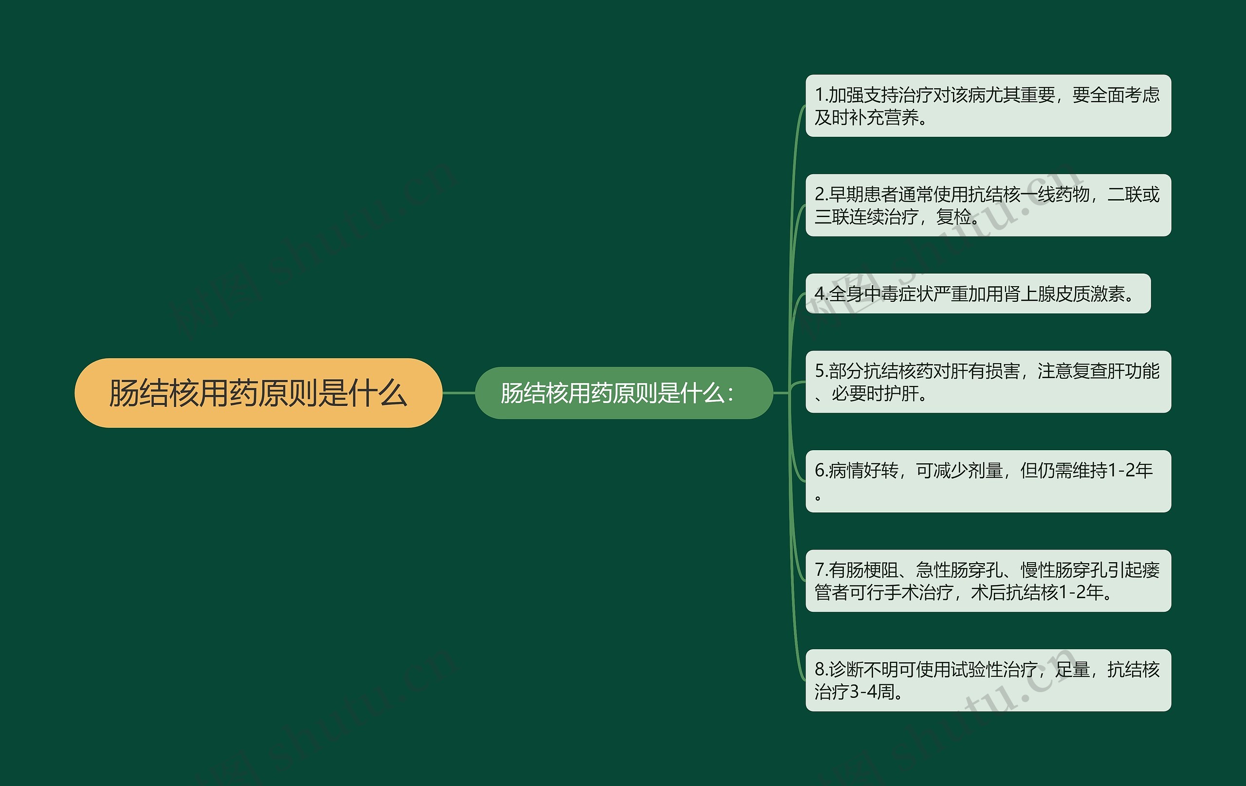 肠结核用药原则是什么 肠结核用药原则是什么