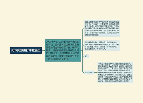 拒不同意进行事故鉴定