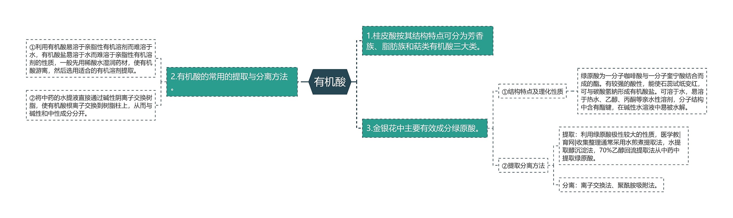 有机酸思维导图