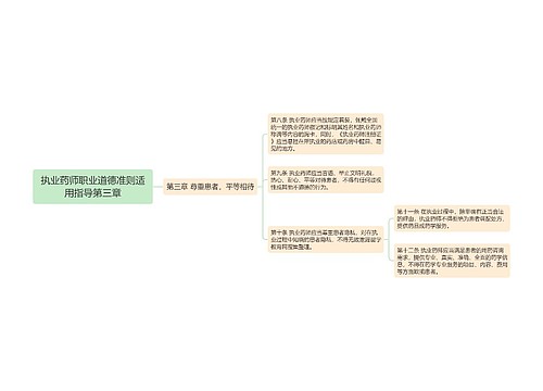 执业药师职业道德准则适用指导第三章