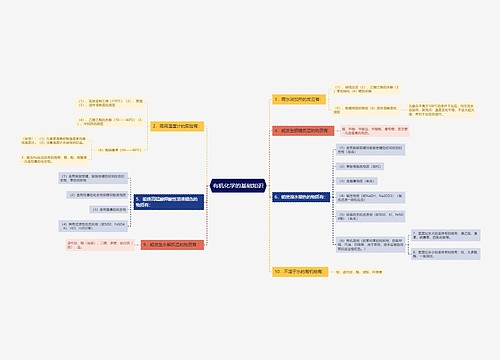 有机化学的基础知识