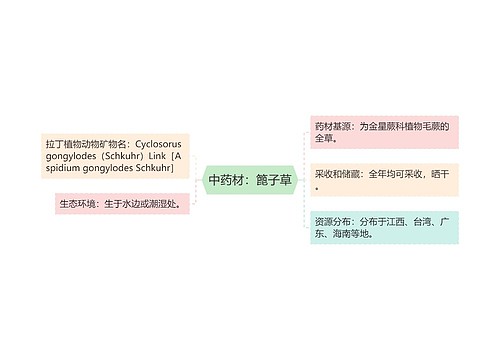 中药材：篦子草