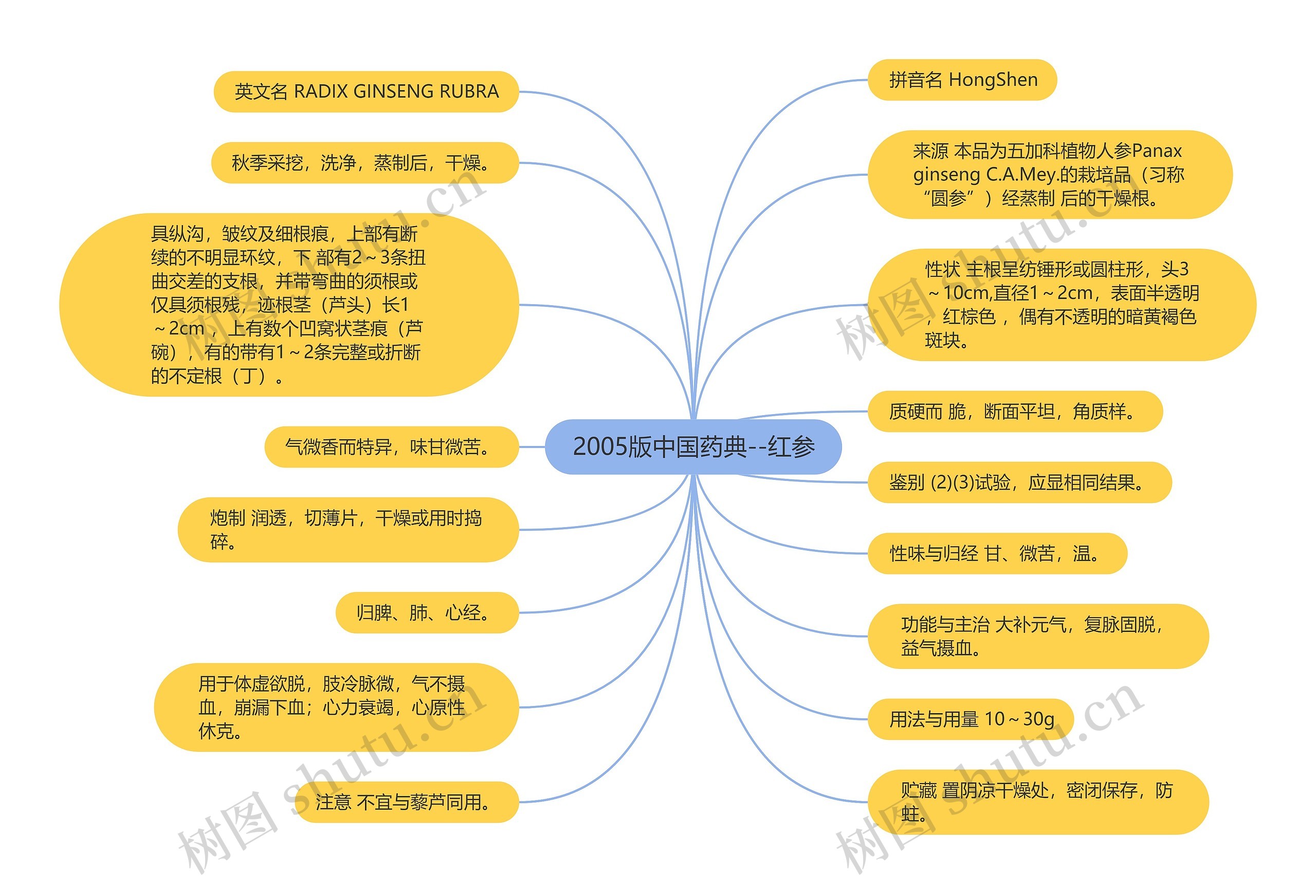 2005版中国药典--红参 2005版中国药典--红参