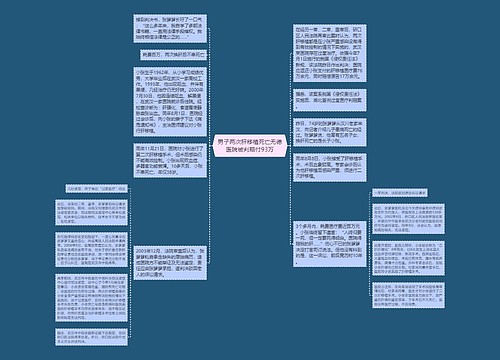 男子两次肝移植死亡无德医院被判赔付93万思维导图