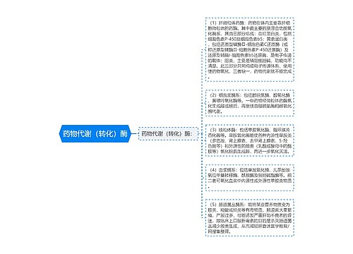 药物代谢（转化）酶