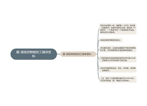 醛-高级药物制剂工辅导资料