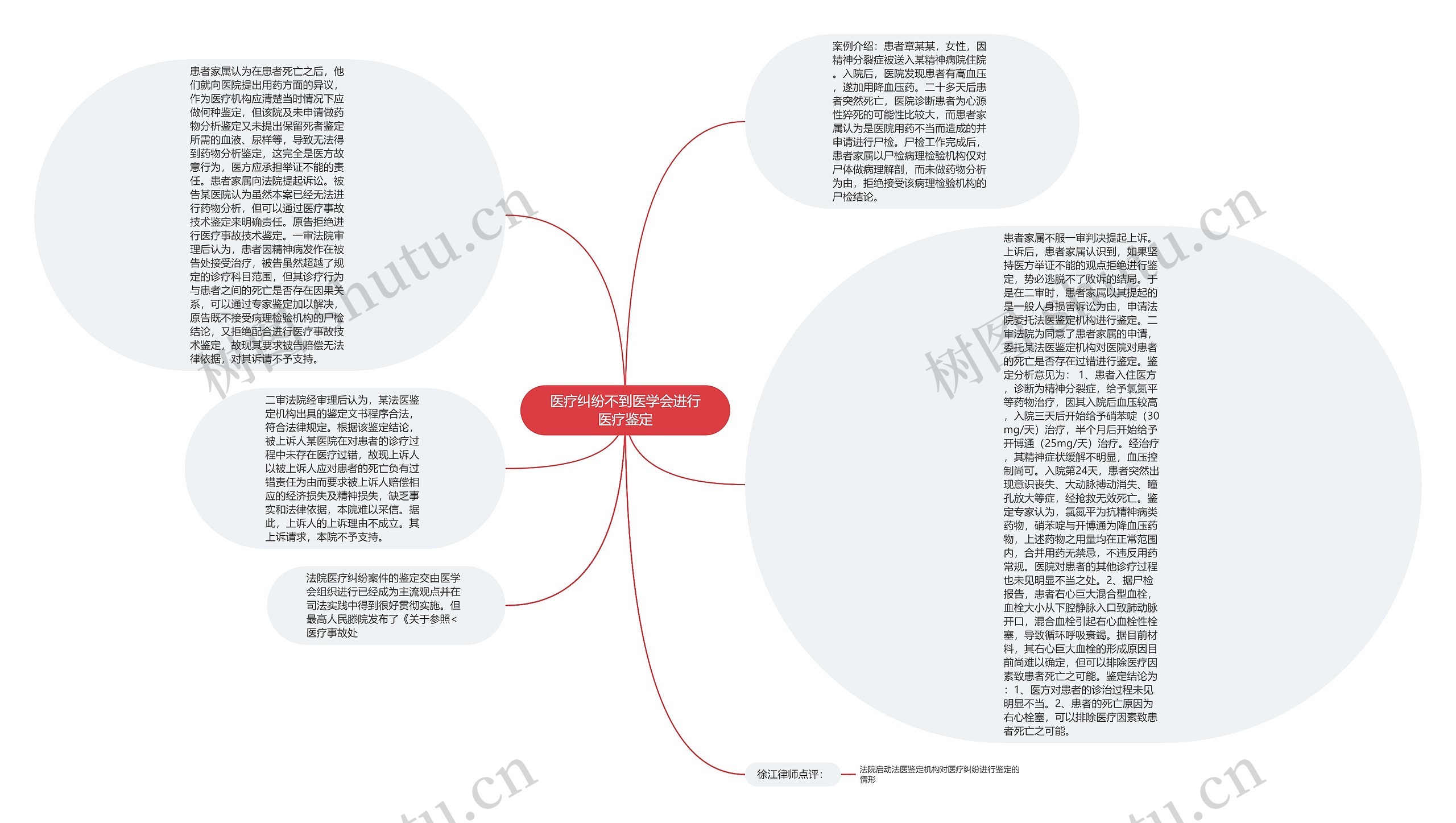 医疗纠纷不到医学会进行医疗鉴定思维导图