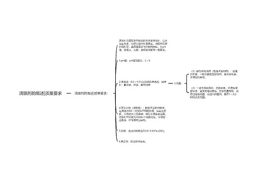 滴眼剂的概述|质量要求