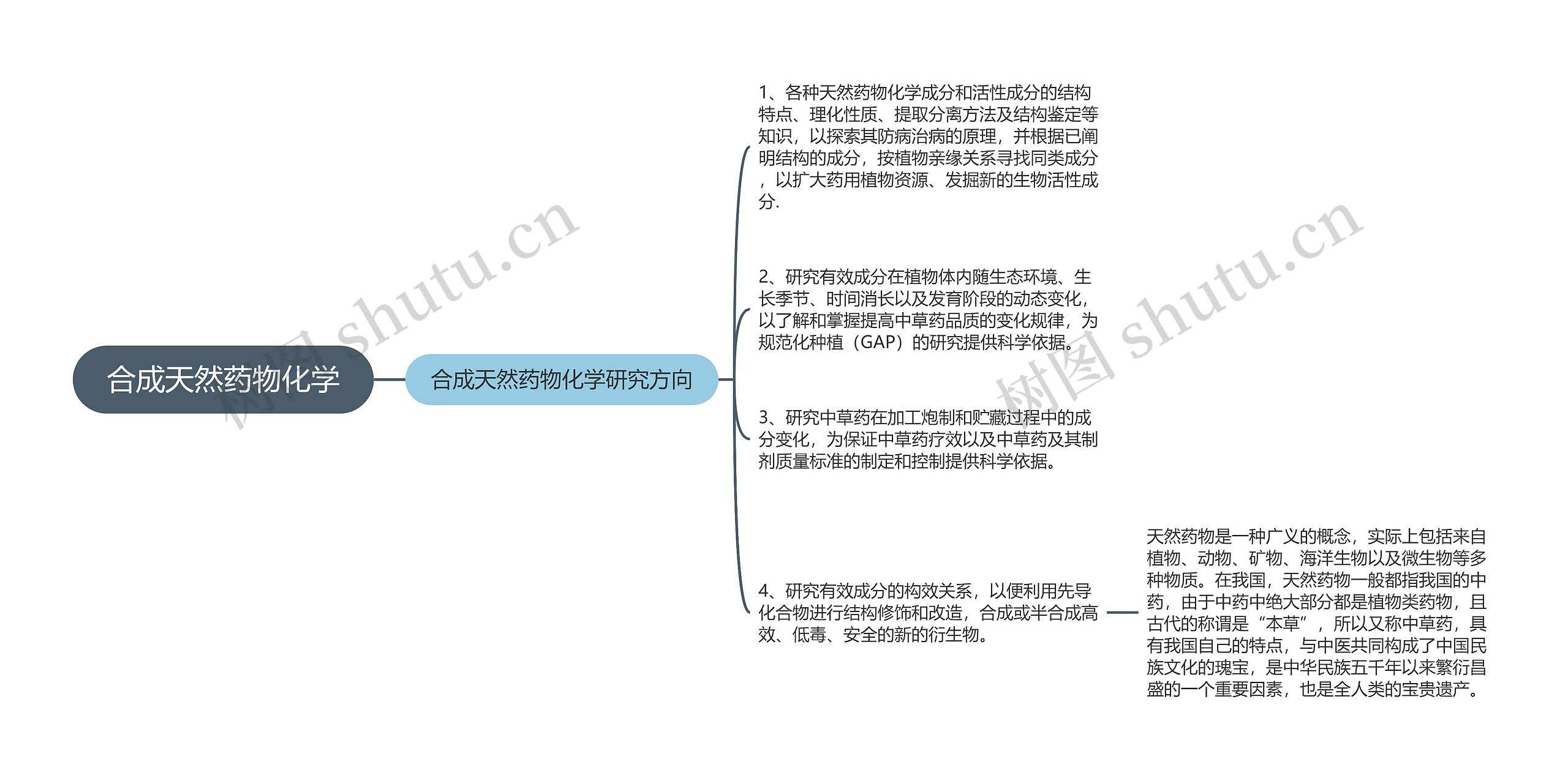 合成天然药物化学思维导图