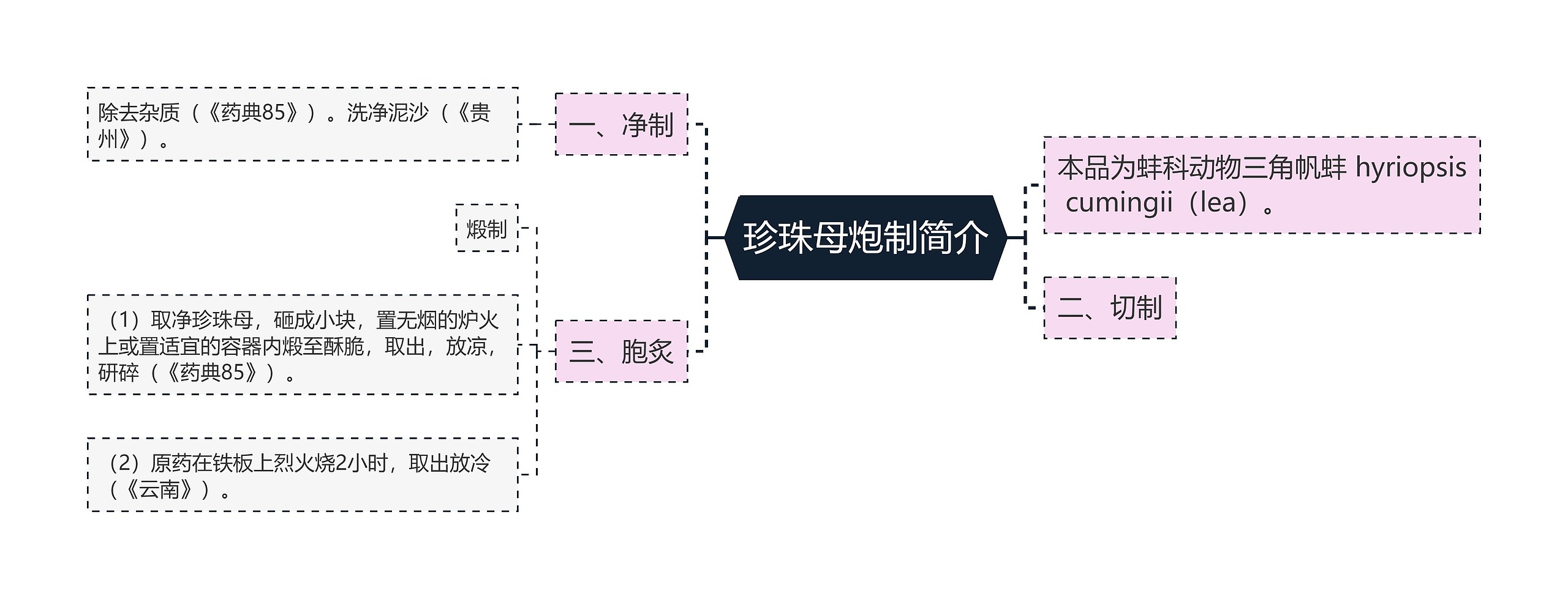 珍珠母炮制简介