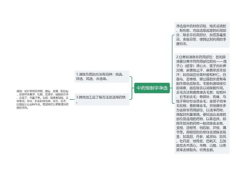 中药炮制学净选