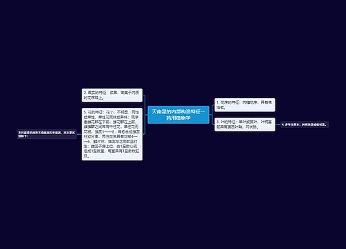 天南星的内部构造特征--药用植物学